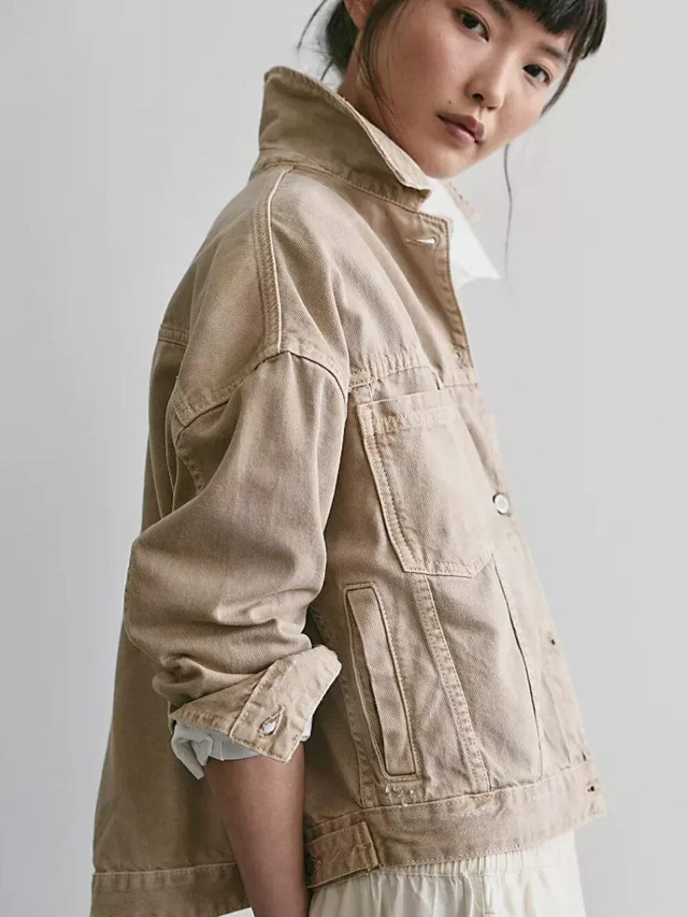 We The Free Opal Swing Denim Jacket